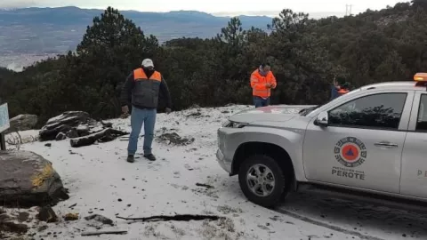 Nevada en Cofre de Perote, Veracruz