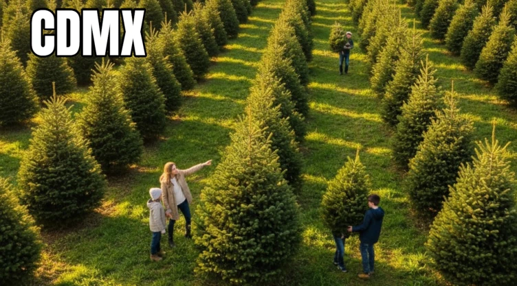 El mejor lugar para comprar árboles naturales de Navidad en CDMX, según la IA