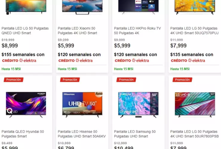 Smart TV de 50 Pulgadas