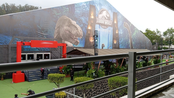 Roban dinosaurio en plaza Perisur con valor de 2 millones
