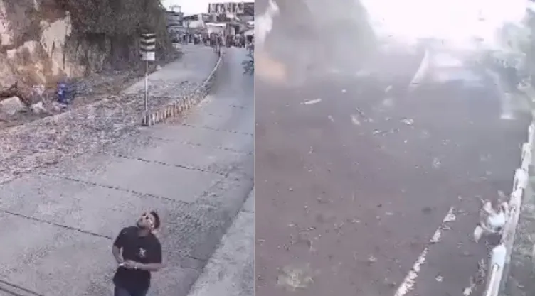 VIDEO: Desprendimiento de material de la Piedra del Peñol deja más de 15 heridos