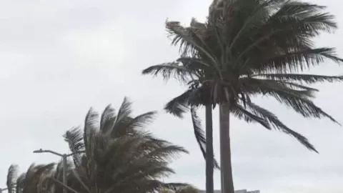 Frente frío en Veracruz