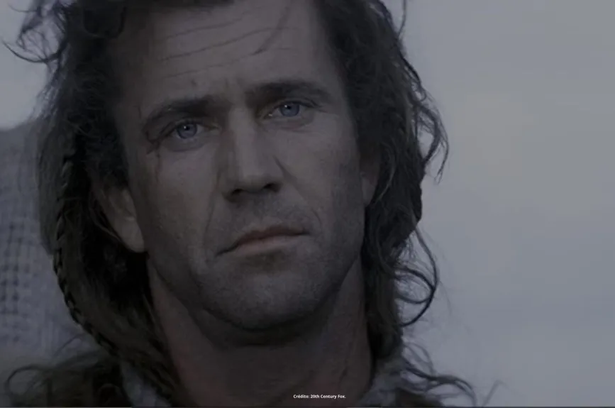 Escena de la película Corazón Valiente (Braveheart) con Mel Gibson por Azteca 7.