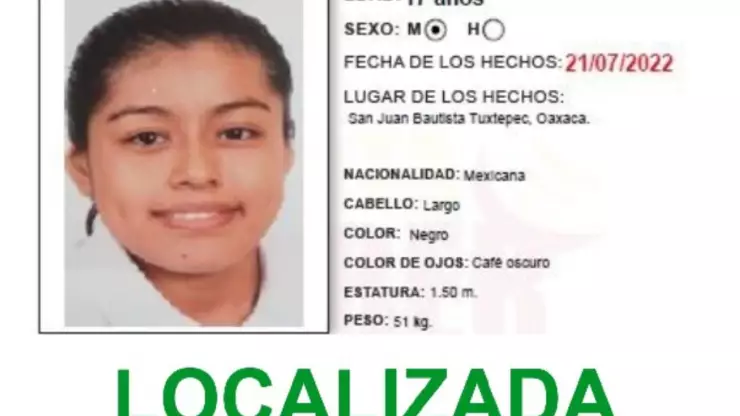 Localizan viva en Baja California a la menor Anette Zúñiga Malpica desaparecida en Oaxaca.