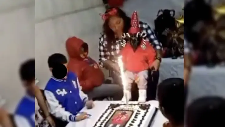 ’Felicidades mi niño’: Hacen FIESTA a SATANÁS con pastel y banda