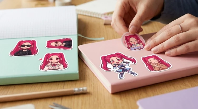 5 stickers de Baby Mira para imprimir GRATIS para los fans de Kpop Demon Hunters