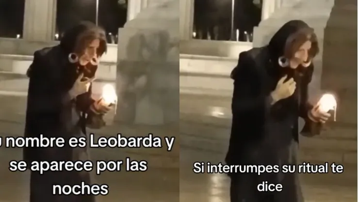 VIDEO: Graban a bruja haciendo ritual en la Alameda de la CDMX