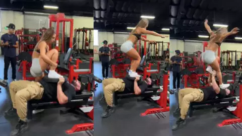 Video Influencer se rompe la cara al intenter reto fitness