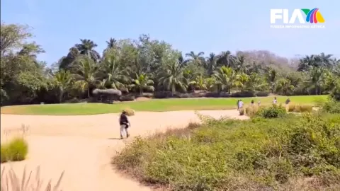 Irrupción ilegal en campo de golf Tangolunda, en Huatulco, causa daños a las instalaciones