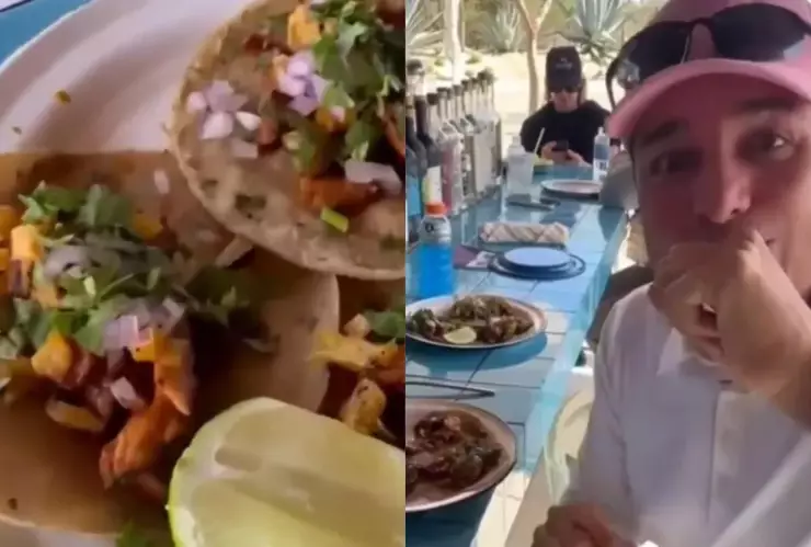 ¿No le gustó? Así reaccionó Chayanne al probar por primera vez los tacos al pastor en México
