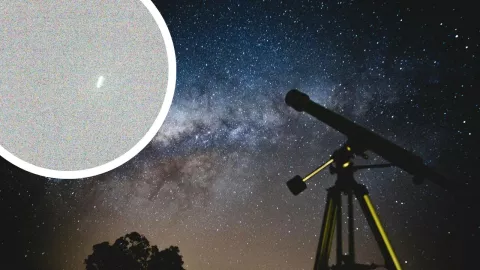 ¿Cuál es la razón detrás de la apariencia cilíndrica del cometa 3I/ATLAS?