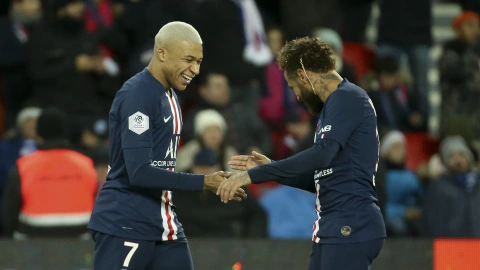 Neymar y Mbappe