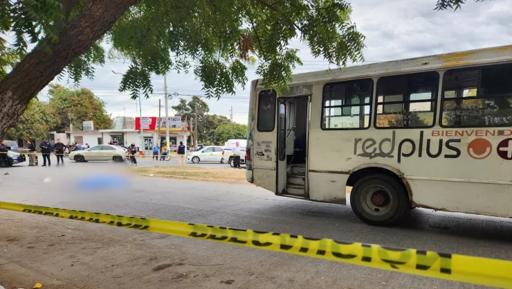 Muere hombre mayor atropellado por camión en fraccionamiento Los Ángeles, en Los Mochis