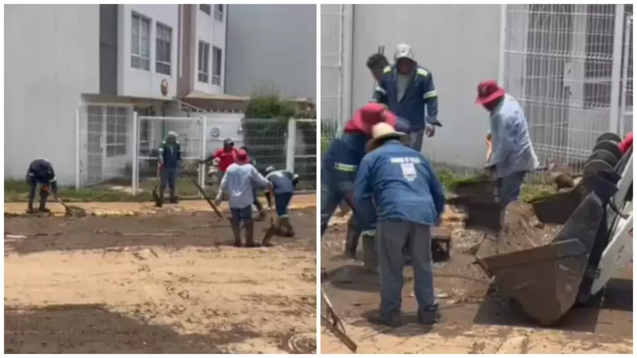 Unidades de emergencia siguen con trabajos de limpieza en Chalco