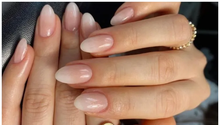 uñas french degradado