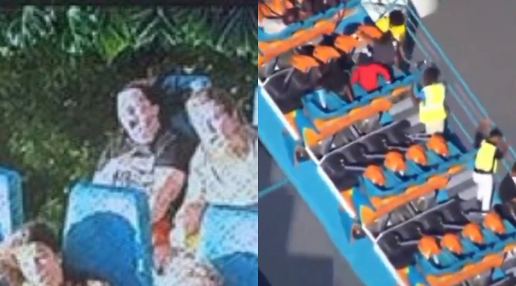 Subió a una montaña rusa y cayó de 60 metros de altura: Un hombre murió al salir expulsado de un juego en Georgia, Estados Unidos; imagen revela el momento del incidente