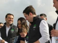 Benjamín Salinas, CEO de Tv Azteca, en compañia de su familia