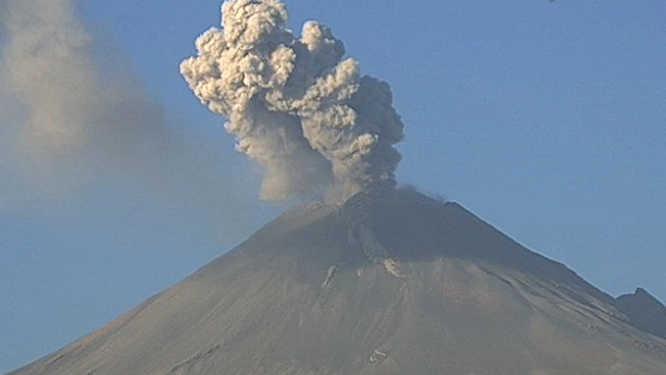 explosión volcán popocatépetl 25 de enero
