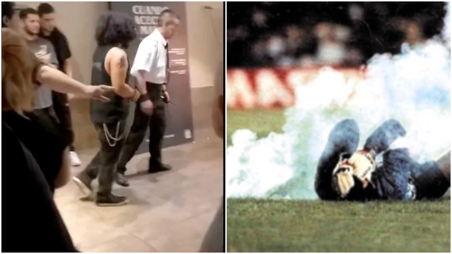 Fue a ver la película ‘Muchachos’, encendió una bengala y lo detienen en el cine