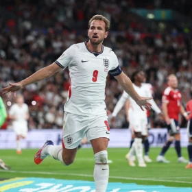 Harry Kane en celebración