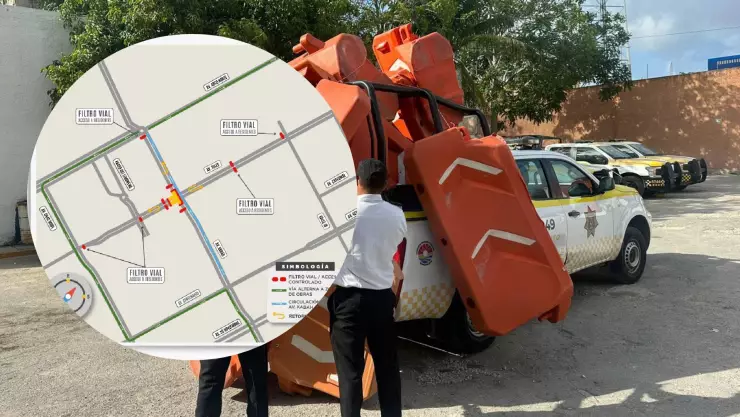Cierre en avenida Kabah en Cancún hoy_ Conoce las vías alternas a usar por el dispositivo vial los próximos días.jpg