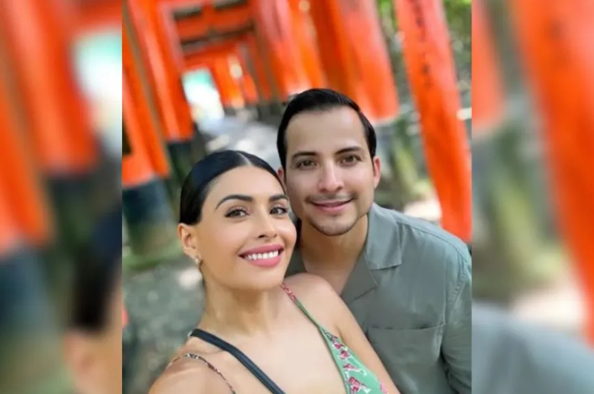 Kristal Silva y esposo