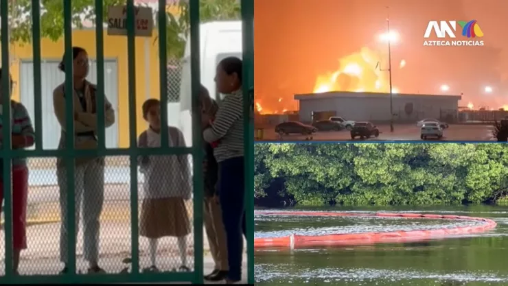Explosión en Dos Bocas: Padres exigen reubicar escuelas lejos de la refinería