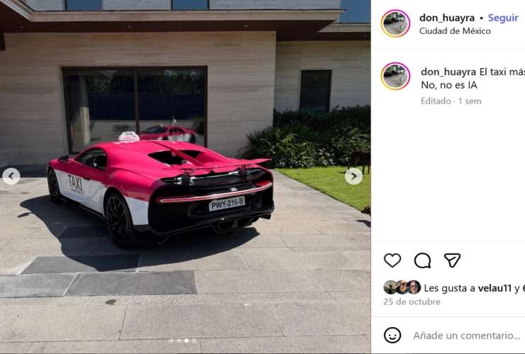 Bugatti Chiron “taxi” genera tanta atención en redes sociales