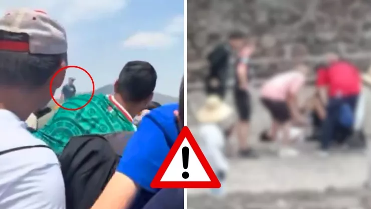 Rehenes captaron nuevo ángulo del ataque en la pirámide