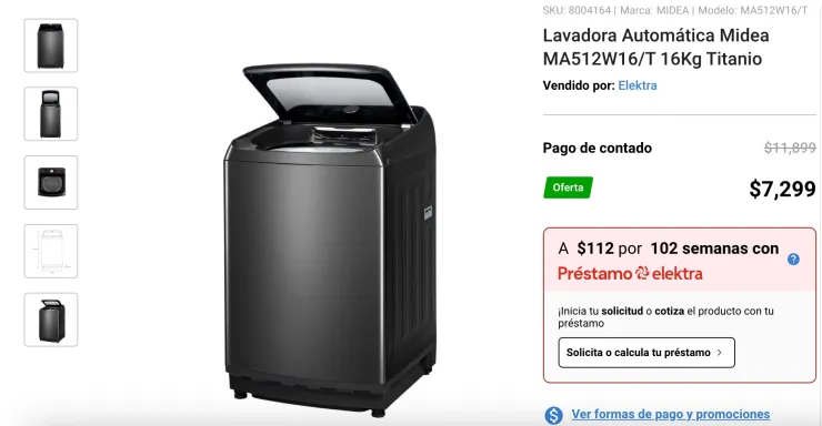 Así es la lavadora de titanio con ahorrador de luz