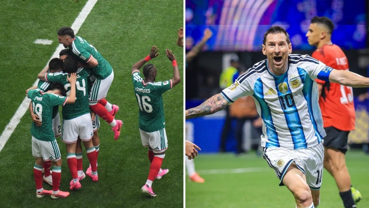 México vs Argentina vistas