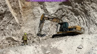 Trabajador prensado San Cristóbal de las Casas