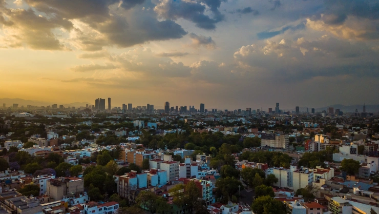 Atardecer en la CDMX