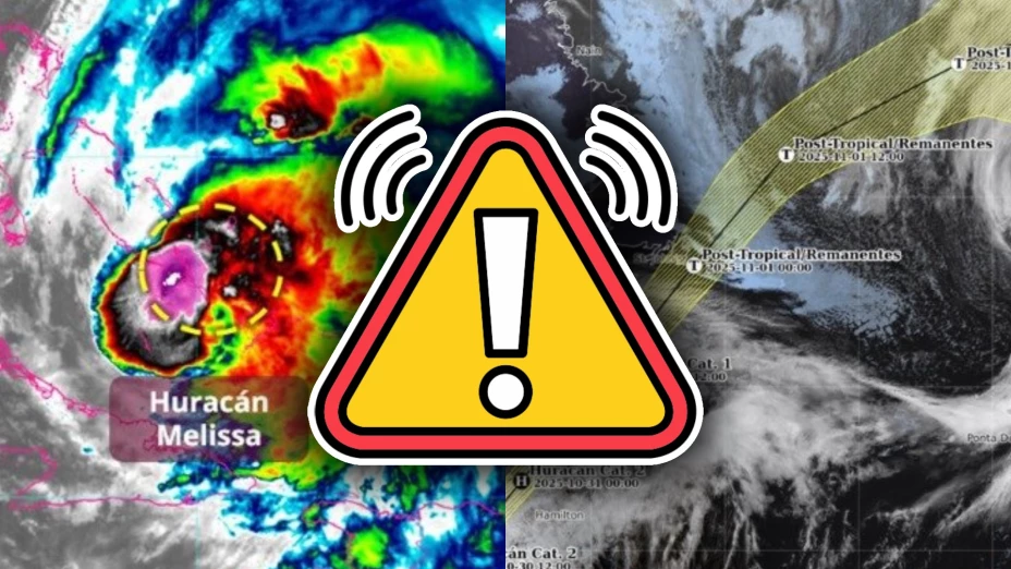 ¡Actualización! Ciclón Tropical ‘Melissa’ continúa con su trayectoria: ¿Cuál es la categoría ACTUAL del huracán y su ubicación?