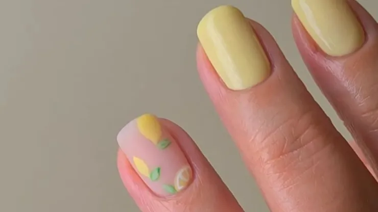 uñas de frutas citricas vacaciones de verano 2026