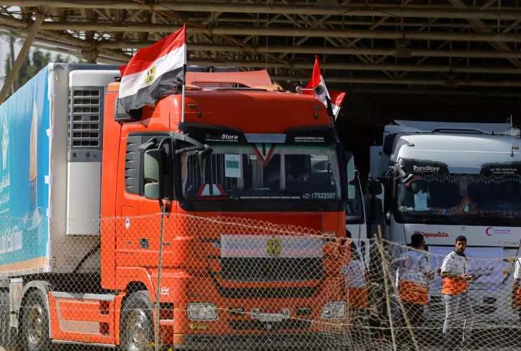 Arriba primer convoy de ayuda humanitaria