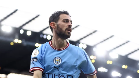 Bernardo Silva con Manchester City