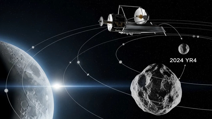 Sube la probabilidad de impacto del asteroide 2024 YR4 contra la Luna, informa la NASA