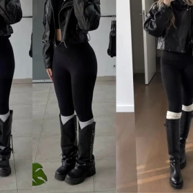 Cómo llevar leggings con botas según las tendencias de otoño 2026
