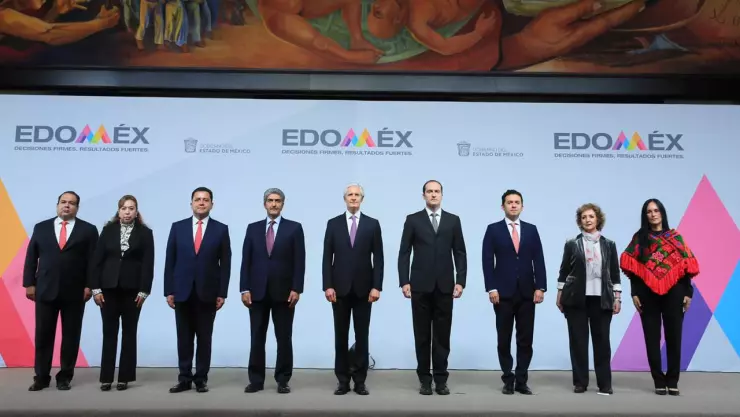 Son 8 nuevos secretarios en el gabinete del Edomex