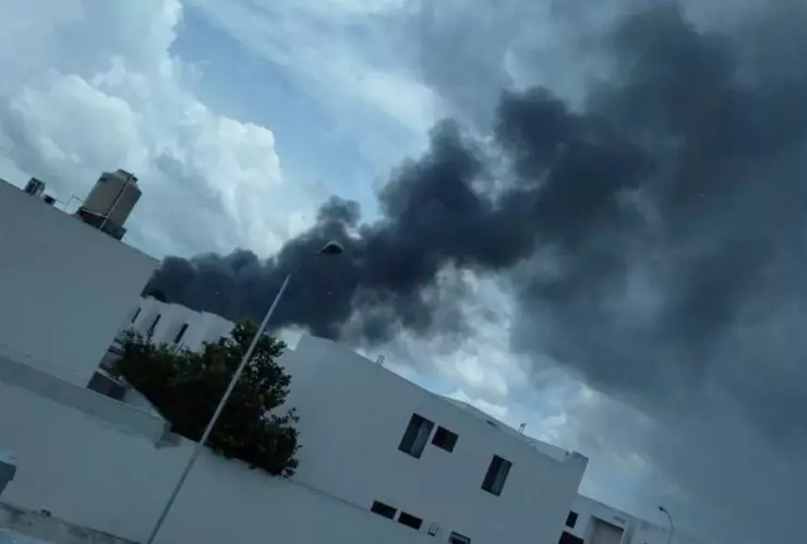 ¡Precaución! Vecinos reportan incendio en Las Américas_ FOTOS.