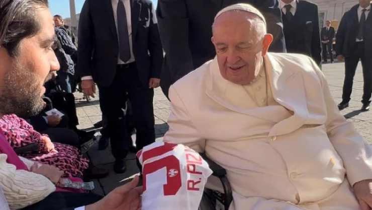 Rodolfo Pizarro y el Papa