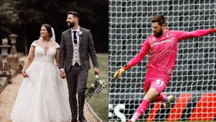 Muere la esposa de Josh Vickers, portero del Derby Country, tras meses de casarse