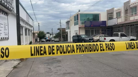 Casa baleada en la Benito Juárez, en Culiacán