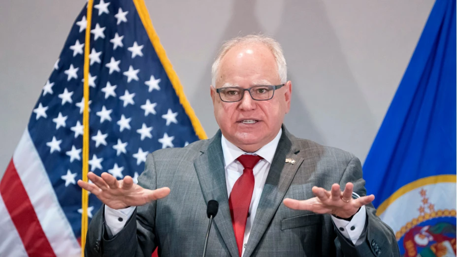 Tim Walz, gobernador de Minnesota