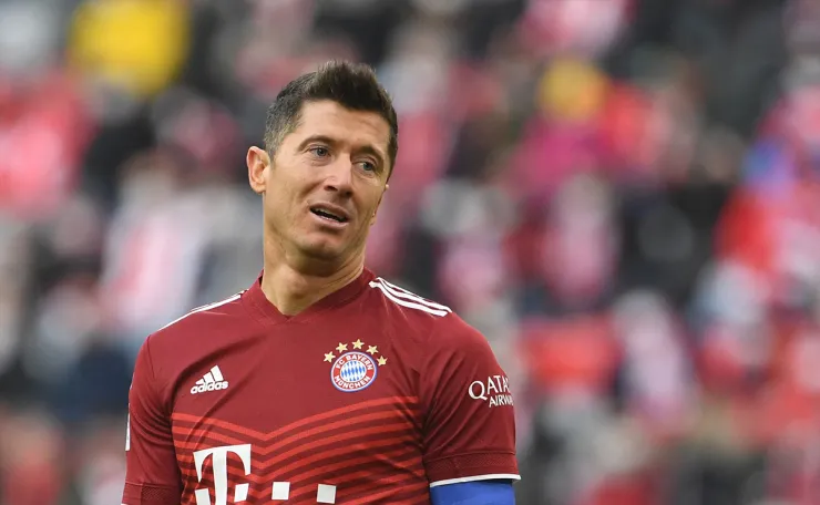 Robert Lewandowski con Bayern Munich
