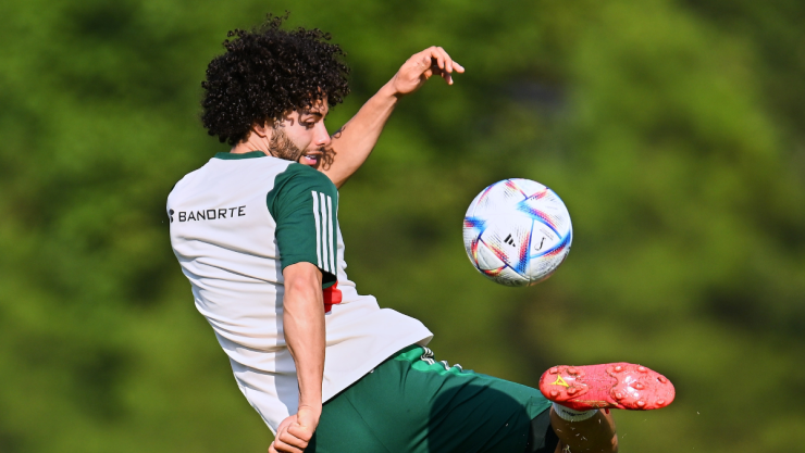 Chino Huerta con la Selección Mexicana