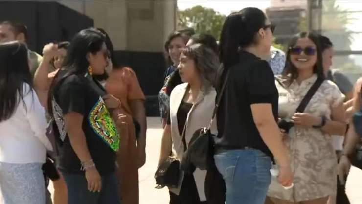 Los jóvenes agradecieron el tiempo que se les dio para ver, abrazar y besar a sus seres queridos