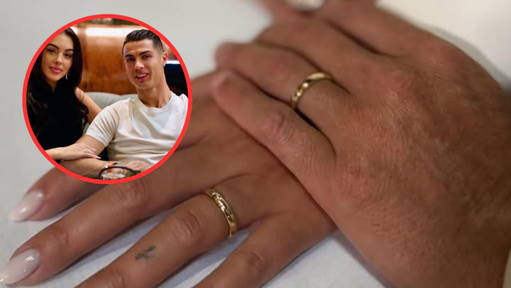 Cristiano Ronaldo comparte la primera foto de su boda con Georgina Rodríguez