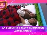 ¡Bebeshita se rindió! Quiso despertar a Kevyn y terminó acurrucada entre sus brazos